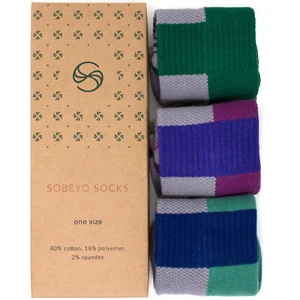 SOBEYO Women's Socks No Show Performance Comfortable Athletic Durable 3PC Pack - Picture 1 of 15