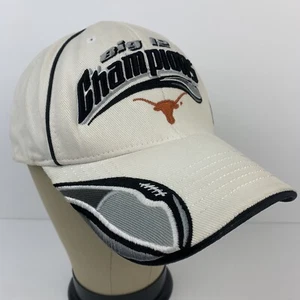 FLAWED** NCAA Big 12 Champions Hat Cap 2005 Texas Longhorns Top Of The World - Picture 1 of 12