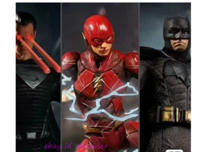Mezco Toyz 1/12 Justice League Batman&Superman&The Flash Action Figure Toy Model - Picture 1 of 6