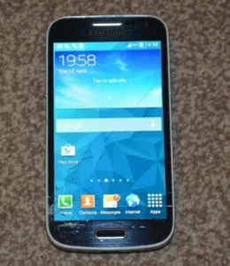 Samsung Galaxy S4 mini GT-I9195 - 8GB - Black Mist (O2) Smartphone - Picture 1 of 1