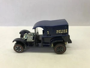 Hot Wheels, Blue Paddy Wagon #3, Mattel Inc., Rare U.S. Manufactured, 1970 - Picture 1 of 6