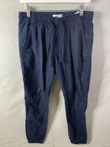 Old Navy Women's Joggers Pants Navy Blue 31x30 - Tie Waist Cotton Nylon Comfy - Picture 1 of 5
