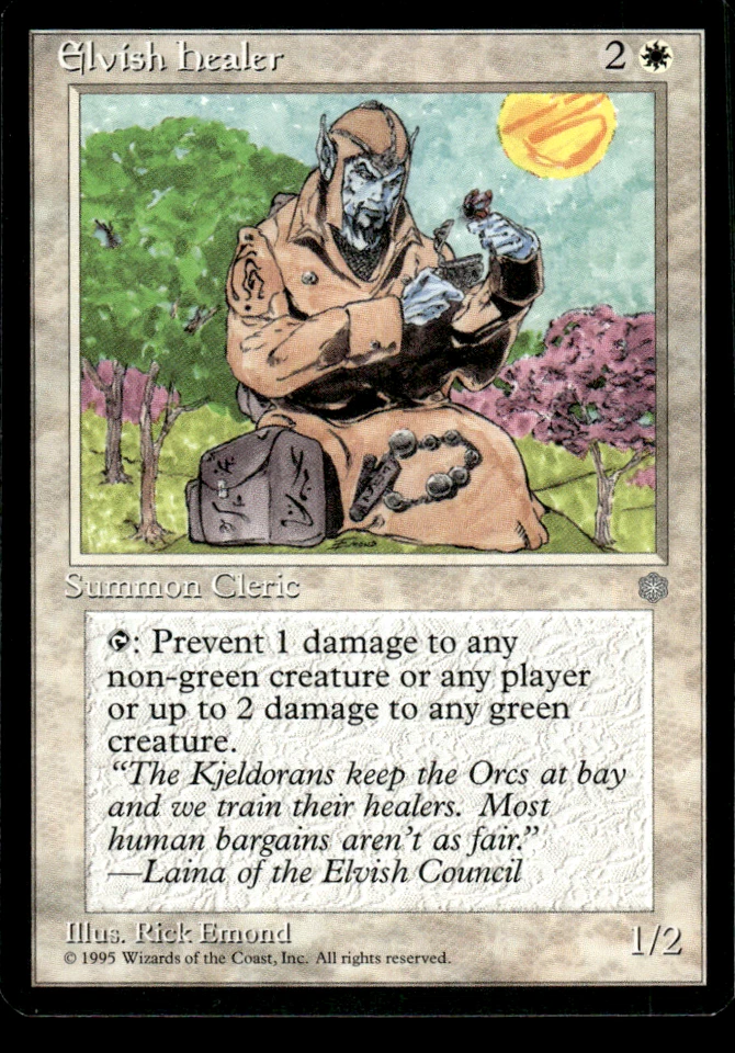 Elvish healer -  MTG - NM - ICE AGE - Magic the Gathering - Image 1 of 1