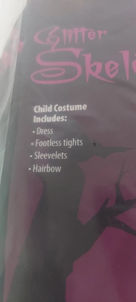Disfraz ESQUELETO Rosa Brillo Niñas M (7/8) Foto 1 de 4