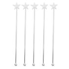 5 Pcs 304 Stainless Steel Barware Decoration Stick Cocktail