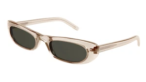 Saint Laurent SL 557 SHADE 004 Beige Sunglasses Cat Eye Unisex New Authentic - Picture 1 of 3