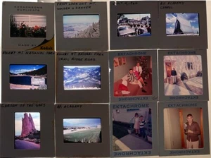 Lot of 100 Vintage Slides Midwest Americana 1950-80's Mix of People and Places - Picture 1 of 8