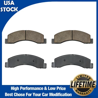 Pair Front Ceramic Brake Pads for Ford F-250 Super Duty 1999 2000 2001 2002-2004 - Image 1 of 4