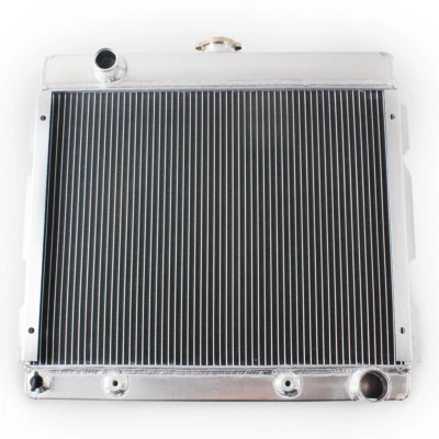 For 1970-1972 Dodge Dart Plymouth Duster Valiant 318 / 340 Aluminum Radiator - Image 1 of 4