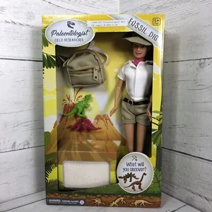 Paleontologist Field Researcher Fossil Dig Doll Rare Sample Impact Merchandise - Picture 1 of 10