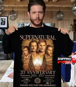 Supernatural Shirt, Supernatural 20Th Anniversary 2005-2025 Shirt - Picture 1 of 4