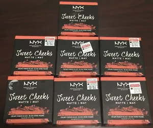[7er PACK] NYX SÜSSE WANGEN MATT CREMIG PUDER ROUGE CITRIN ROSE 0,17 OZ IM KARTON - Bild 1 von 2