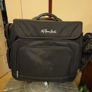 The Paper Studio Rolling Bag Craft Art Carry On Luggage - Picture 1 of 10