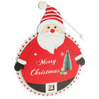  Santa Claus Wooden Pendant Countdown Calendar Snowman Christmas Tree