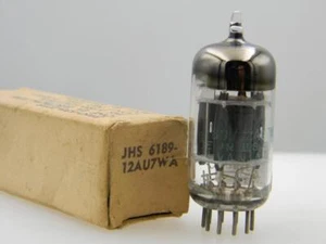 Rare Sylvania Super Tube JHS 6189 12AU7WA NOS NIB 3-Mica Grey Serious Tube D33 - Picture 1 of 4