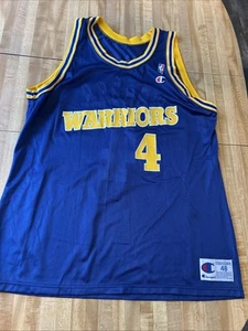 Camiseta De Colección Golden State Warriors Chris Webber Por Campeón EE. UU. Azul Talla 48 - Imagen 1 de 7