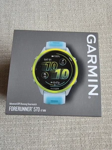 Garmin Forerunner 570 Amp Yellow 47mm GPS Running Smartwatch (010-02971-01) NEW! - Picture 1 of 9