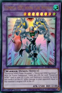 BLAR-EN054 ELEMENTAL HERO SHINING FLARE WINGMAN ULTRA RARE 1ST ED YuGiOh CARD - Picture 1 of 1