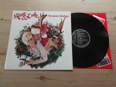 DOLLY PARTON & KENNY ROGERS-ONCE UPON A CHRISTMAS-A1B1-EX-EX+ VINYL LP 1984 - Image 1 of 4