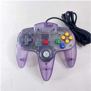 Nintendo 64 N64 Controller Clear Purple NUS-005 Japan Tested Limited Color - Picture 1 of 3