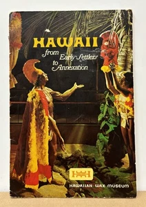 Vintage 1970s Hawaiian Wax Museum Souvenir Booklet Waikiki Hawaii - Picture 1 of 7