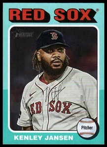 2024 Topps Heritage High Number Kenley Jansen Aqua Teal Border #566 - Picture 1 of 2