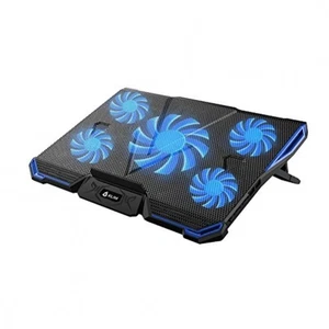 Klim Cyclone 5 Cooling Pad & Stand for Gaming Notebook for PC Mac PS4 Xbox blue - Bild 1 von 5
