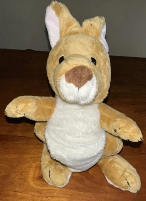 GANZ Webkinz Plush Toy  KANGAROO HM180 No Code Aussie Marsupial W Pouch 9" - Image 1 of 4