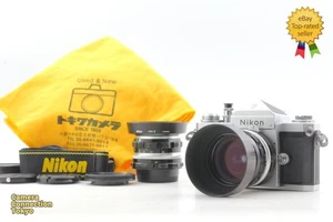 Late 2 Lens [MINT] Nikon F Eye Level 35mm Film Camera 50mm f/2 28mm f/3.5 JAPAN - Picture 1 of 18