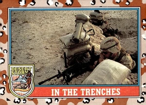 1991 Topps Desert Storm 2nd Series Card #169 In The Trenches - Bild 1 von 2