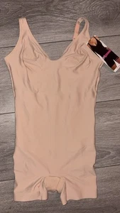 Girl Power TC Shape Romper Shapewear Nude Tan Size Small New W/ Tags - Picture 1 of 8