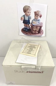 Berta Hummel First Love Collectible Porcelain Figurines- "Making Friends" - Picture 1 of 6