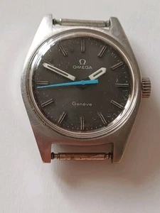 Vintage Omega Geneve Watch Steele Winding Ref 535.014 Cal 630 Swiss - Imagen 1 de 11