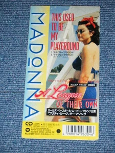 MADDONA Japan Only 1992 Tall 3" inch CD Single THIS USED TO BE MY PLAYGROUND - Picture 1 of 5