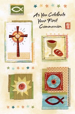 Nice FIRST COMMUNION Card, Very Close to Jesus by American Greetings + Envelope - Image 1 of 4