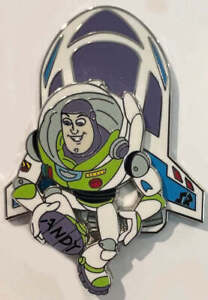 Buzz Lightyear with His Spaceship Toy Story LE 2000 Disney Pin B06