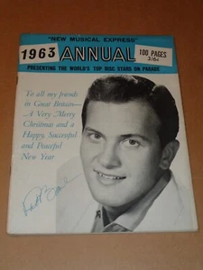 New Musical Express Annual 1963 Pat Boone cover (Joe Meek/Billy Fury/Jet Harris) - Picture 1 of 2