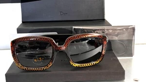 Gafas de sol Christian Dior Italia cuadradas con montura de vino tinto $950 nuevas en caja #26 - Imagen 1 de 9