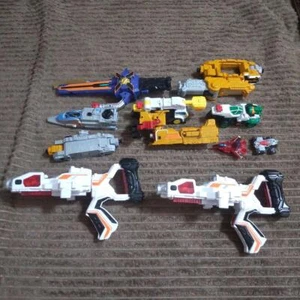 Power Rangers Lupinranger vs Patranger Toy Lot 11pcs Sentai Heroes Japan Used - Picture 1 of 19