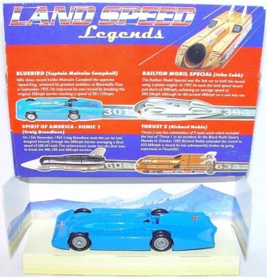 Lledo Days Gone 1:76 LAND SPEED LEGENDS Malcolm Campbell BLUEBIRD 1935 MIB`90 - Image 1 of 4