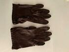 Vintage brown leather gloves Women's 6.5
