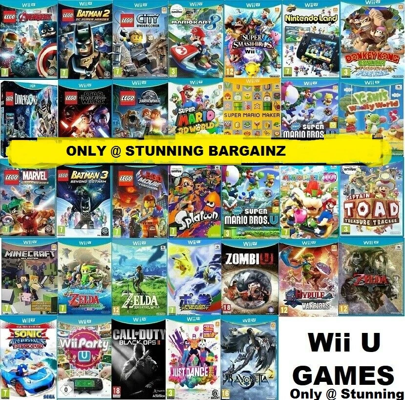 WII U GAMES - Nintendo Wii U - Mint - Fast & Free Delivery - Image 1 of 1