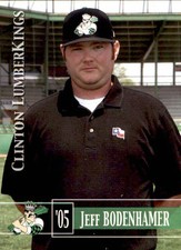 2005 Clinton LumberKings Grandstand 29 Jeff Bodenhamer Greensboro North Carolina
