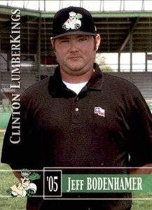 2005 Clinton LumberKings Grandstand 29 Jeff Bodenhamer Greensboro North Carolina