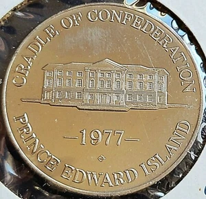 Dólar comercial Charlottetown PEI 1977 $1 - casa provincial - excelente estado - Imagen 1 de 2