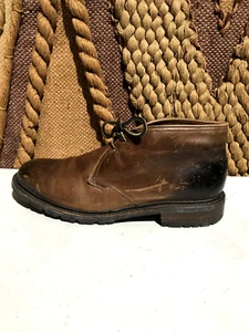 Frye Bowery Lace Up Boots Men Cognac US Size 10.5D - Picture 1 of 8