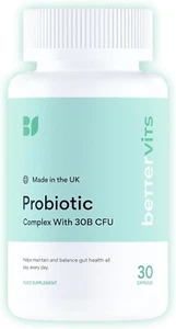 Bettervits Probiotics for Gut Health | 30 Billion CFU for Adults - Picture 1 of 6
