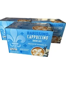 3 Barissimo französische Vanille Cappuccino Getränkemischung Kaffeepads, 12 Kt 0,53 Unzen Tassen - Bild 1 von 4