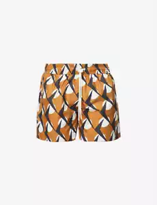 CHE Classic Grafik-Druck recycelt-Polyester Badeshorts - Bild 1 von 10