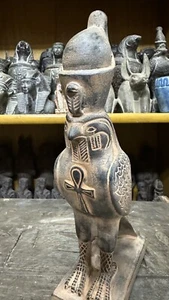 ALTE ÄGYPTISCHE ANTIKITÄTEN ÄGYPTISCHE Statue des Gottes Horus des Falken ÄGYPTISCH v. Chr. - Bild 1 von 10